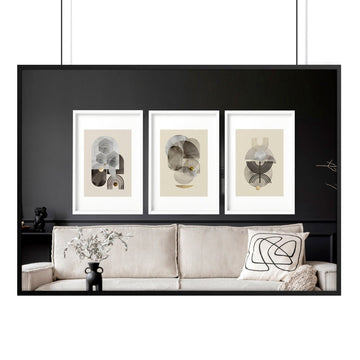 Neutral Abstract Wall Art - About Wall Art