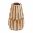 Arlo Small Brown And Natural Wooden Vase
