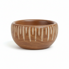 Arlo Small Brown And Natural Round Bowl.