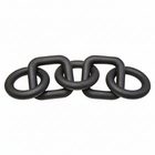 Cato 5 Link Black Wood Chain Sculpture