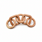 Cato 5 Link Natural Wood Chain Sculpture
