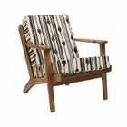 Cefena Armchair With Angular Arms