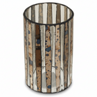 Gaia Metallic Large Candle Holder