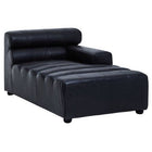 King Right Arm Leather Modular Chaise