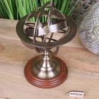 Ponnur Large Brass Armillary Sphere Ornament 30cm