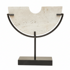 Tibor Travertine Small Sculpture