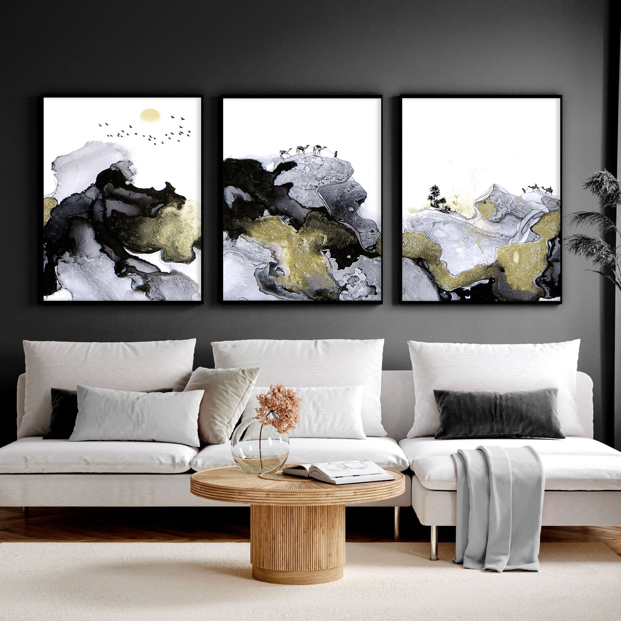 Prints For Living Room | set of 3
