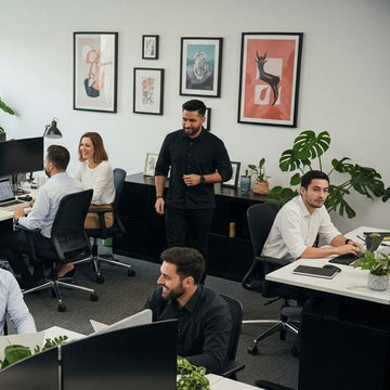 10 Office Decor Ideas to Boost Your Productivity - About Wall Art