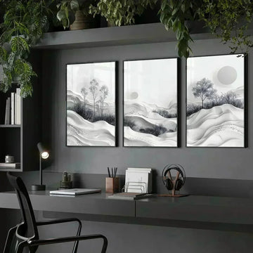 7 Tips to transform Your Home office decor with Calming Wall Art - About Wall Art