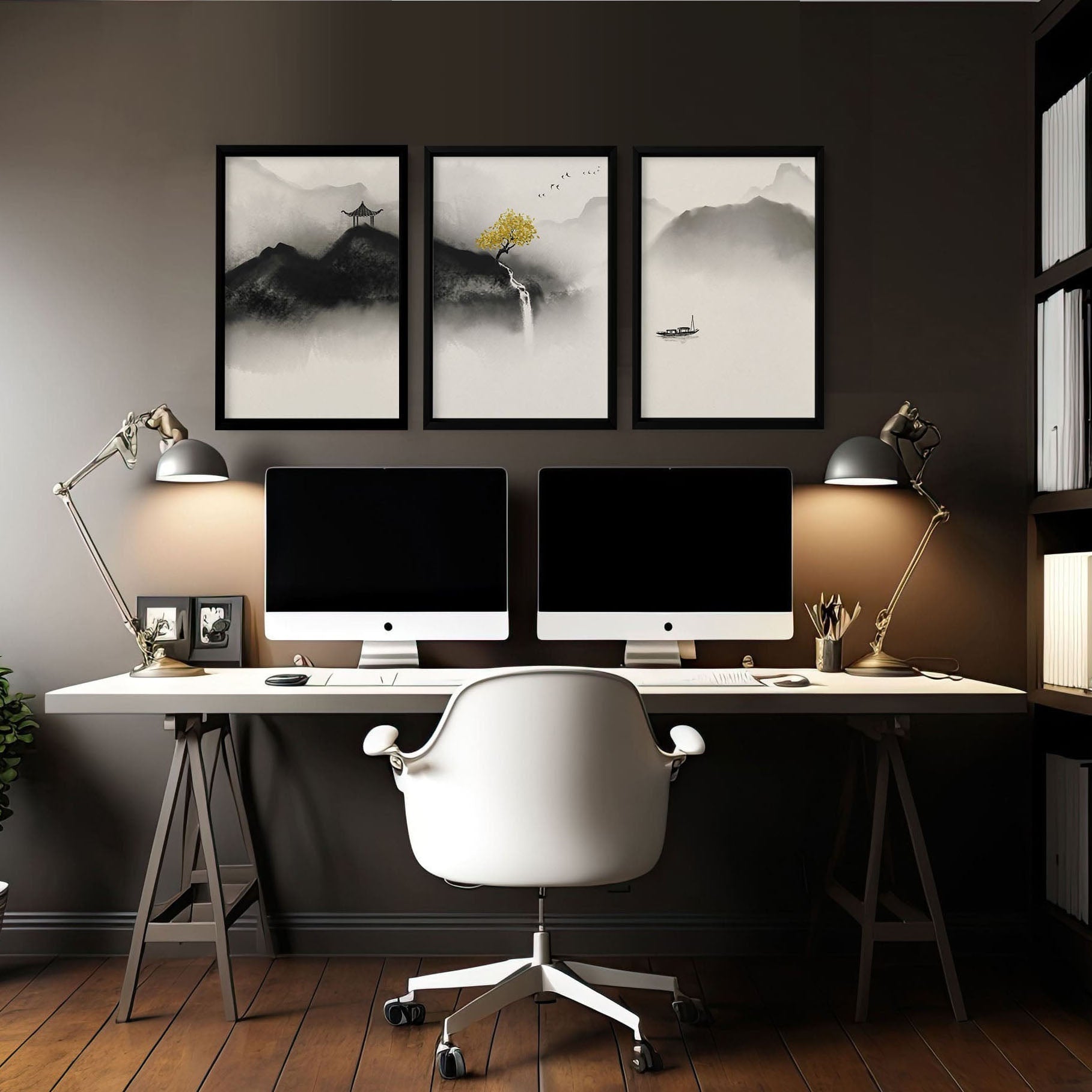 7 Tips to transform Your Home office decor with Calming Wall Art
