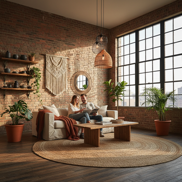 mix boho and industrial textures — Can I Combine Boho and Industrial Textures?