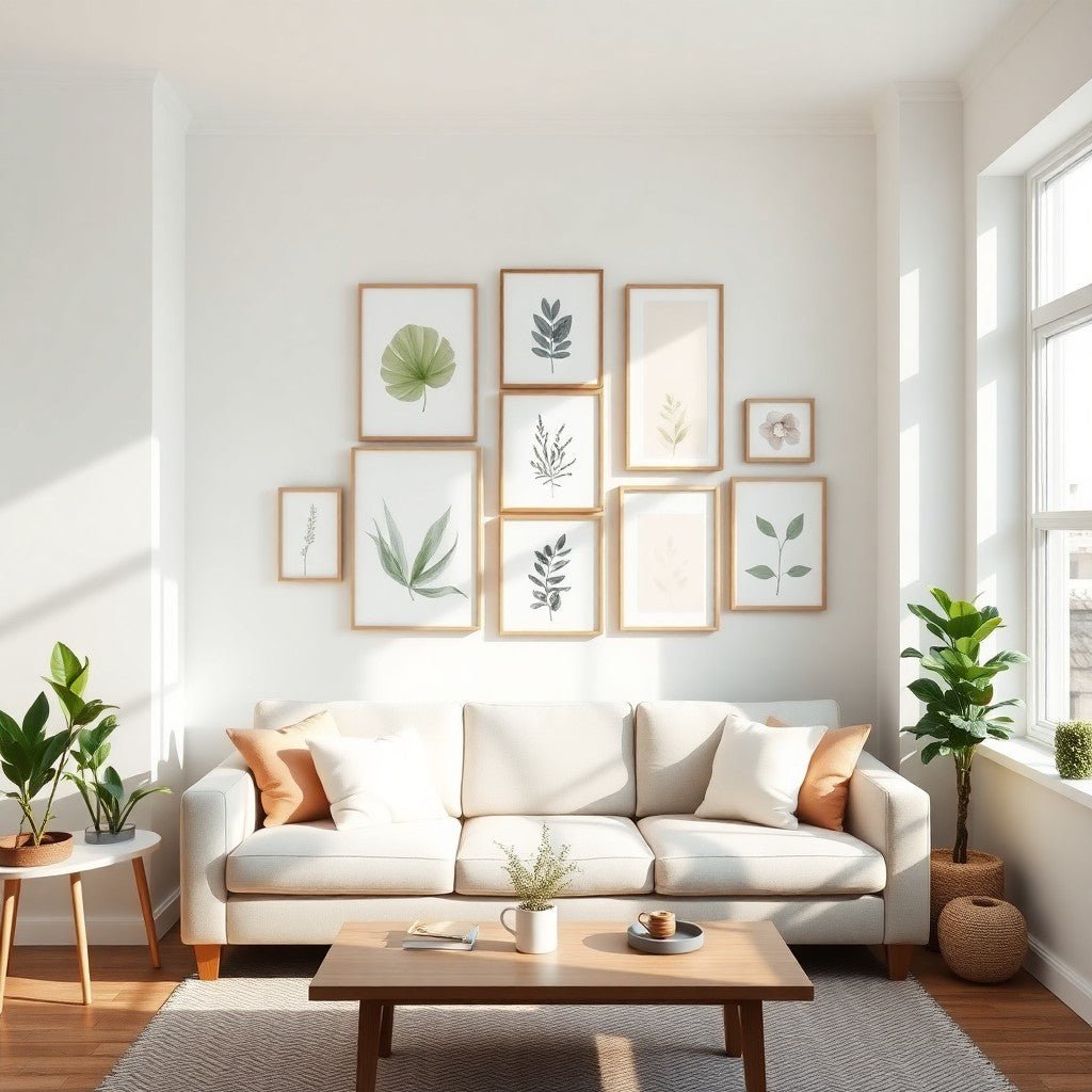 Creating a Gallery wall feel in a small flat - About Wall Art