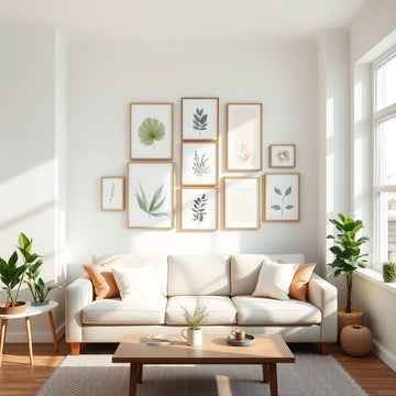 Creating a Gallery wall feel in a small flat - About Wall Art