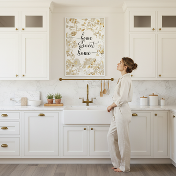 Does Kitchen Wall Art Need to Match Hardware?