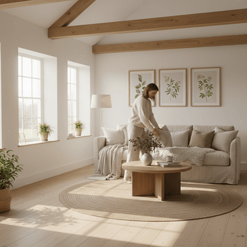 Farmhouse Living Room Ideas: Rustic Charm & Warmth - About Wall Art