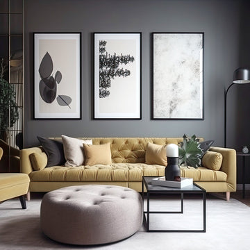 How to Use Art On Walls to Anchor a Color Scheme - About Wall Art