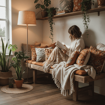 Rustic Boho Style: How to Blend Two Design Trends - About Wall Art