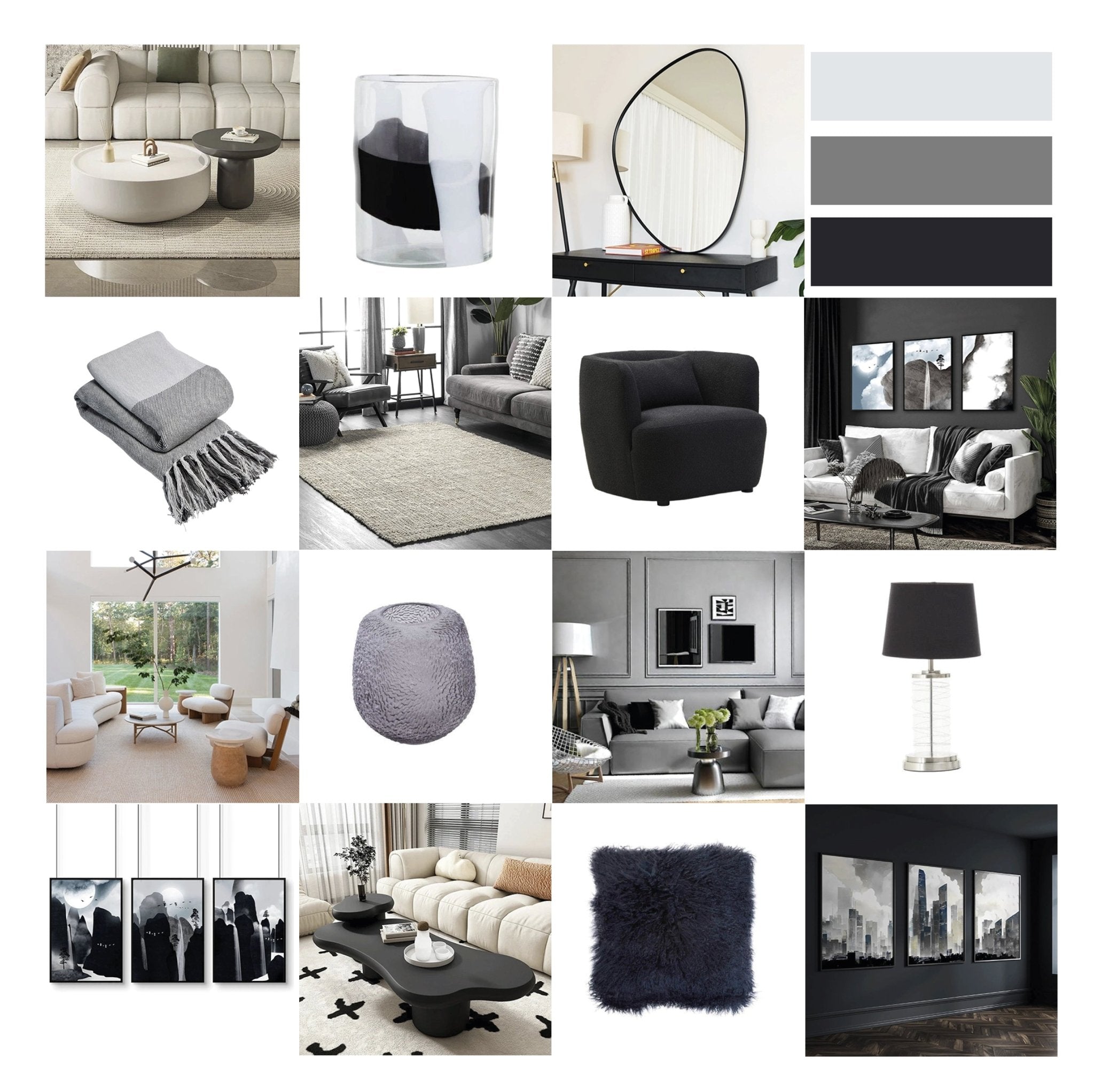 Contemporary modern interior design with clean lines and current trends