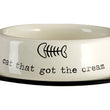 Adore Pets 0.4Ltr Cat That Got The Cream Bowl