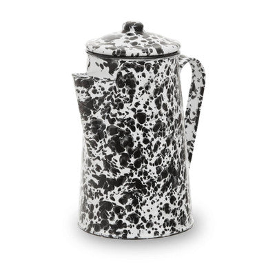 Hygge Black And White Patterned Coffee Pot