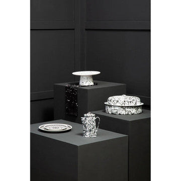 Hygge Black And White Patterned Coffee Pot