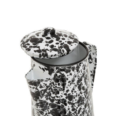 Hygge Black And White Patterned Coffee Pot
