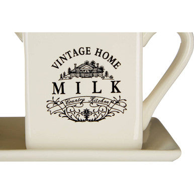 Vintage Home Square Cream Sugar And Milk Set