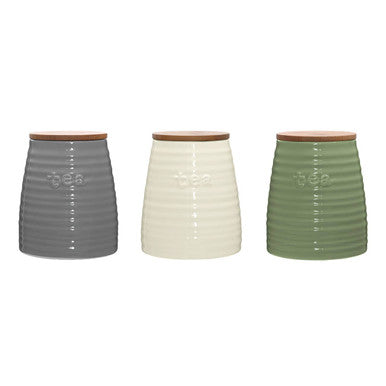 Winnie Cream Dolomite Tea Canister