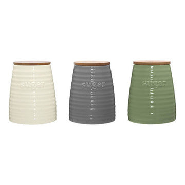 Winnie Cream Dolomite Sugar Canister