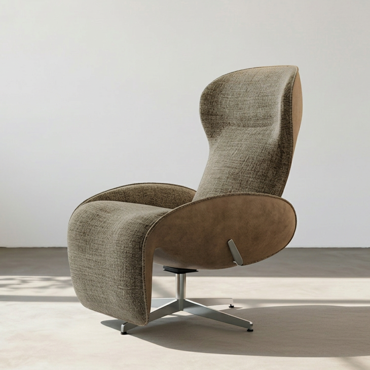 1. Abt swivel recliner in sunlight