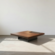 1. Alma wooden coffee table in sunlight