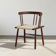 1. Eenoch brown dining chair in sunlight