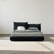1. Zuri corduroy bed in a sunlit setting