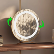 10. Harding illuminated mirror rotation detail