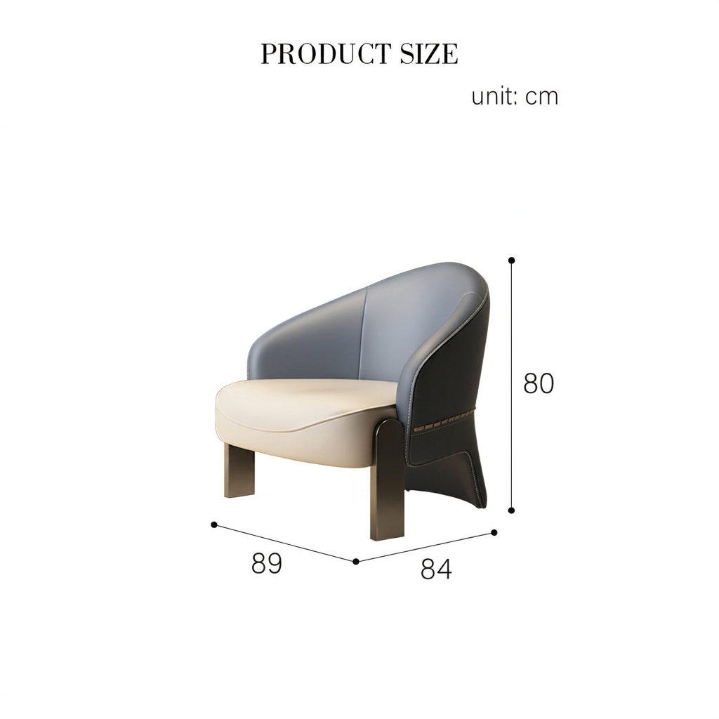 10. Pappas leather armchair dimensions