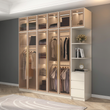 10. Varela five-door wardrobe with open shelving