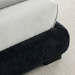 10. Zuri corduroy bed upholstered corner detail