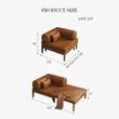 11. Ocampo corner sofa bed dimensions