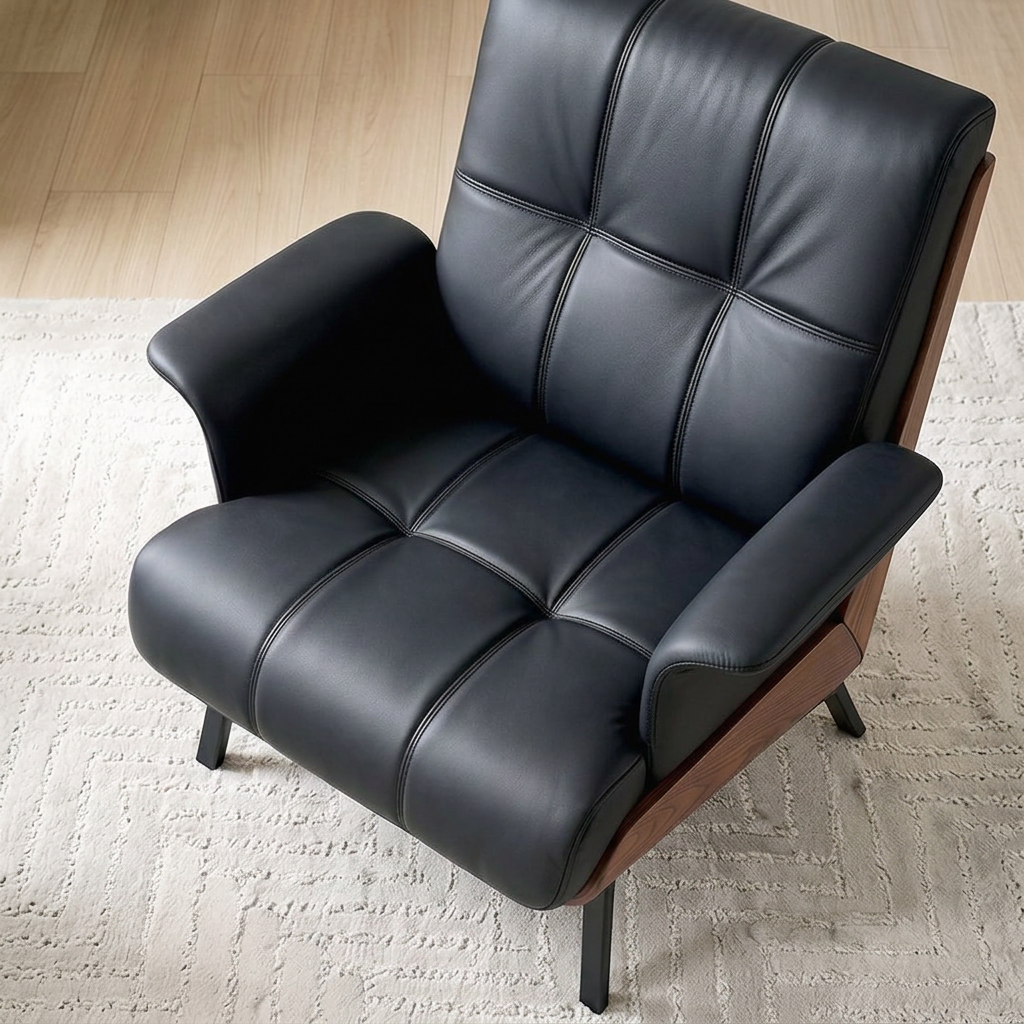 11. Vasilev leather upholstery viewed from above