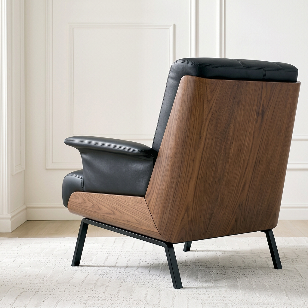 12. Vasilev wooden shell and legs rear detail
