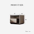 Zoe Antique Bedside Table