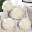 1pc Art Deco Striped Knot Pillow - Handmade, Soft Polyester.Cotton, Modern & Cozy Decorative Cushion for Homeand Sofa 9*9inch