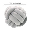 1pc Art Deco Striped Knot Pillow - Handmade, Soft Polyester.Cotton, Modern & Cozy Decorative Cushion for Homeand Sofa 9*9inch