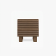 2. Clancy wooden bedside table front view