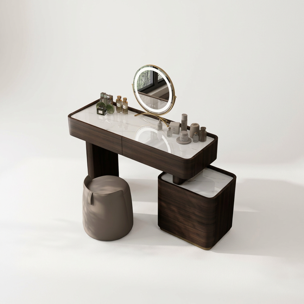 2. Harding dressing table viewed from above on a white background