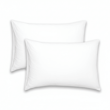 2 Pack Super Bounce Back Pillows Luxury Premium Fibre Filling for Superior Comfort and Support