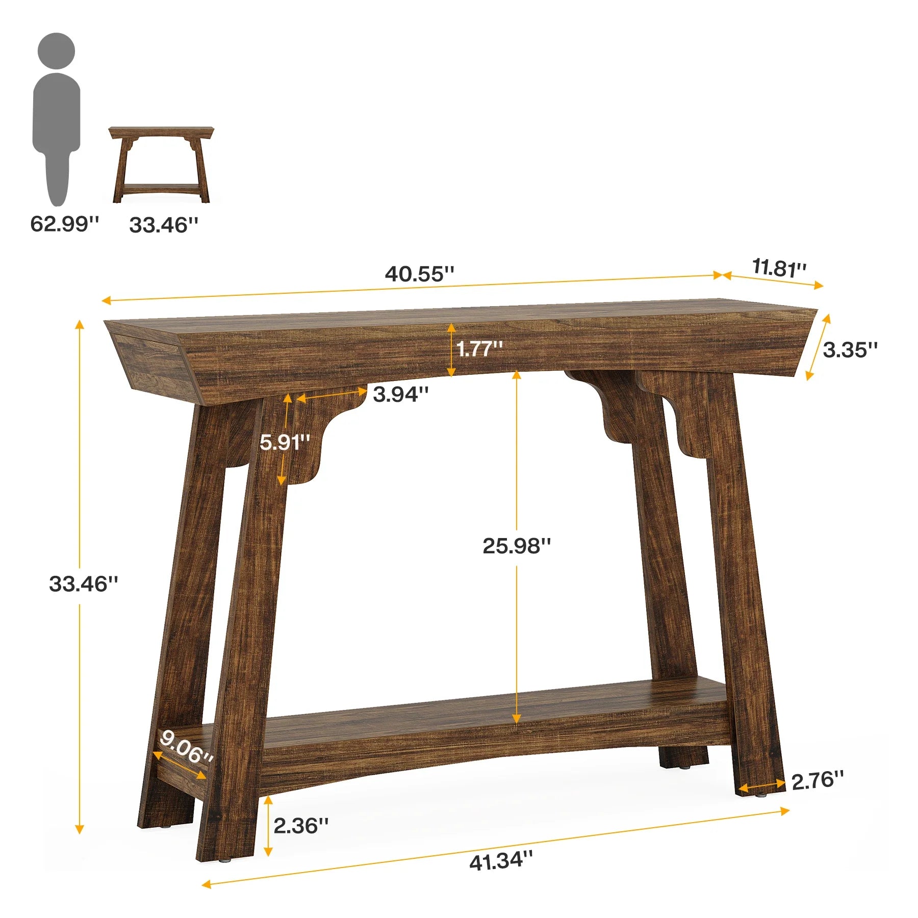 2 - Tier Entryway Table