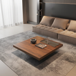 3. Alma wooden coffee table viewed from above