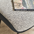 3. Diakite footstool upholstery and leather edge detail