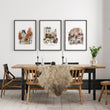 3 Pictures on Wall Autumn Paris Eiffel Tower & Louvre Travel Art wall art | 